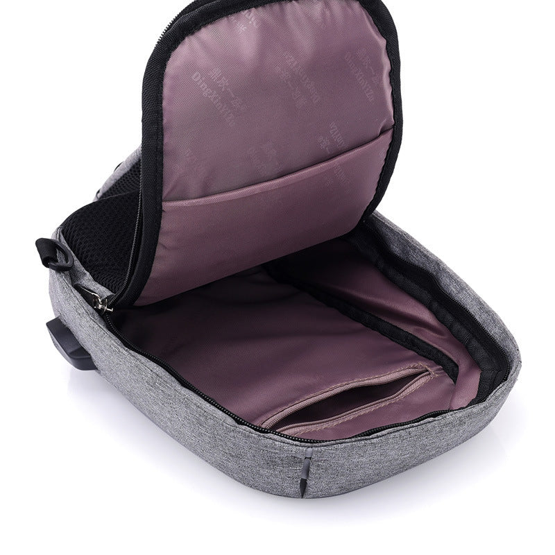 Inner compartments of the men’s anti-theft bag