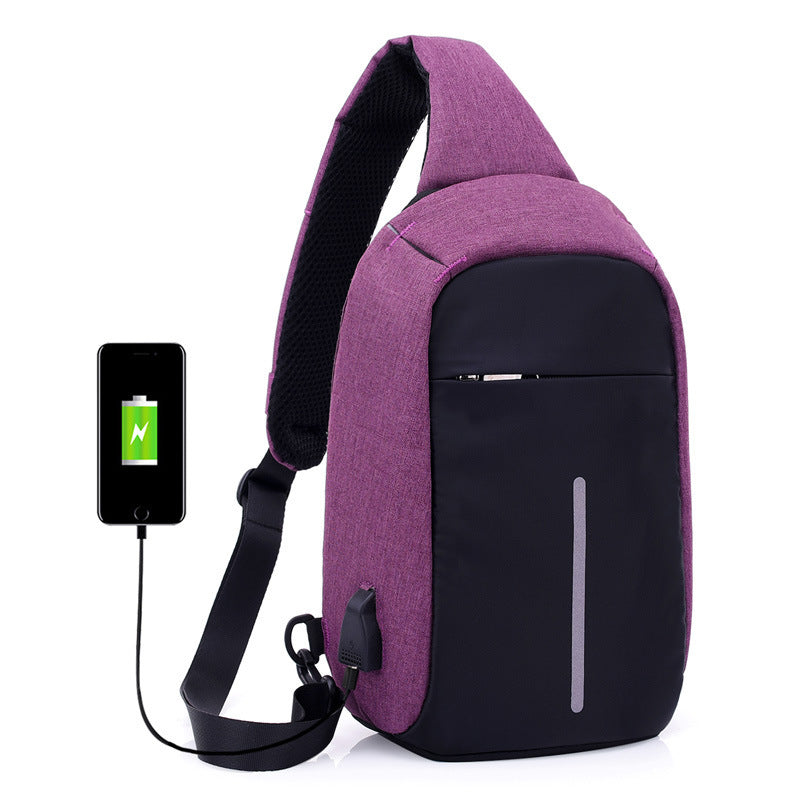 Compact men’s anti-theft chest sling