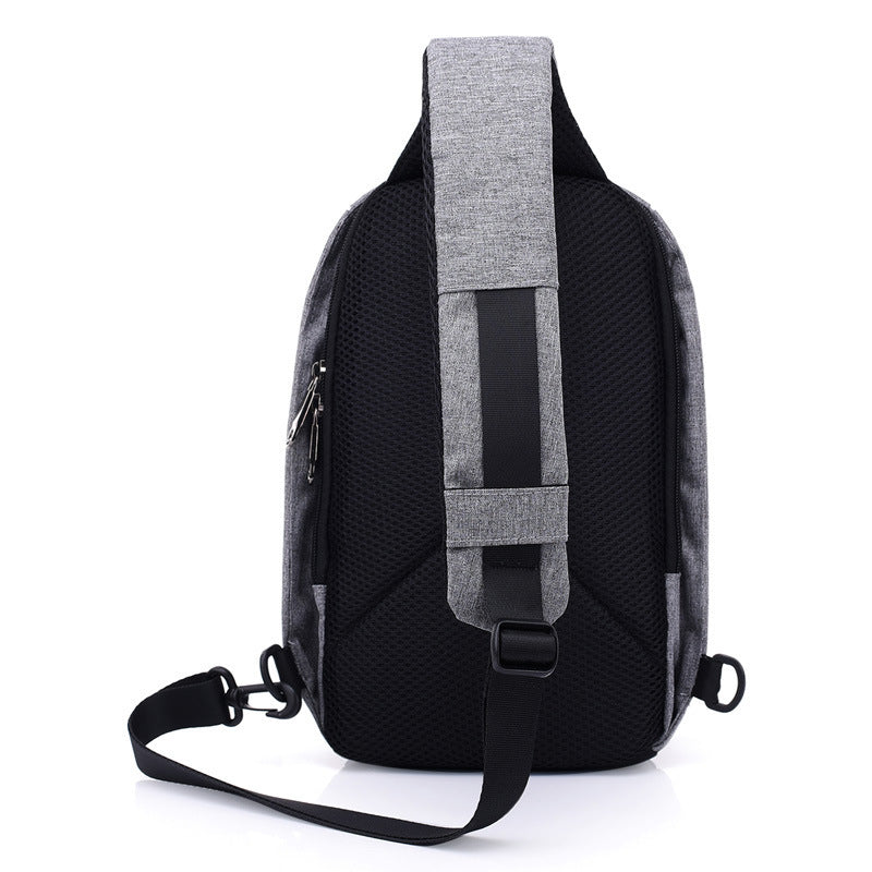 Protective anti-theft men’s chest pouch